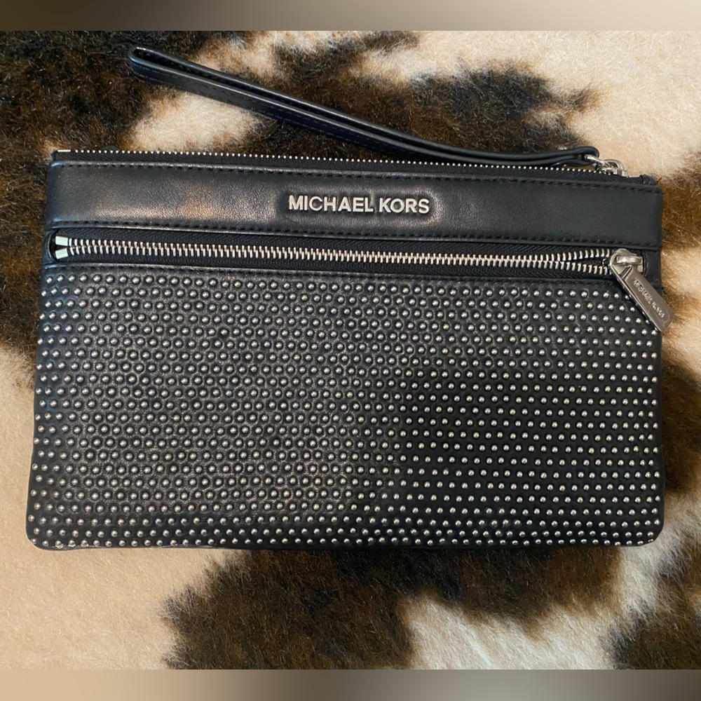 Michael Kors studded wristlet!